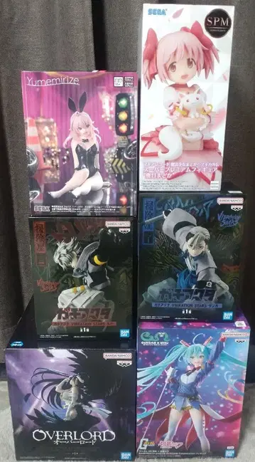 최신 프라이스 피규어 6점 묶음 판매 하츠네 미쿠 가치액터 마기레코 등