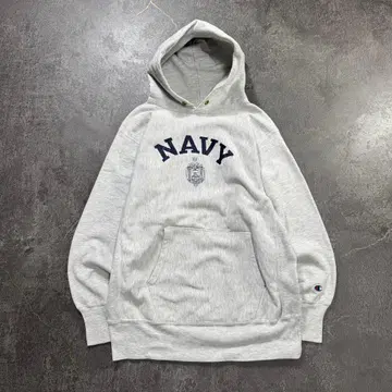 90sURA제 U.S.NAVY 챔피온 리버스 위브 후드티 밀리터리