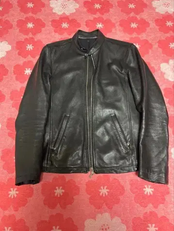 쉽스 블랙 가죽 싱글 라이더