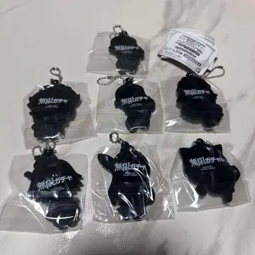 무한 가챠 캡슐 러버 마스코트 7종 세트