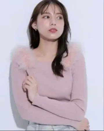 마이 스트라다 퍼 핑크 긴팔 니트 38