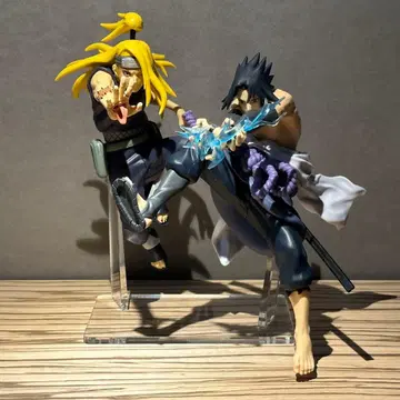 아크릴 받침대만입니다. 데이다라 사스케 피규어 2체용 받침대 나루토