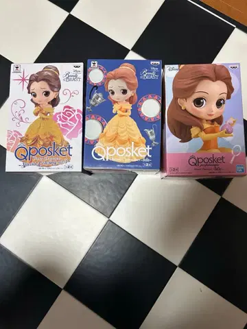 QPOSKET 벨 피규어 3종 세트