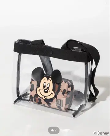 WIN 미키마우스 PVC 토트백 미사용 새상품