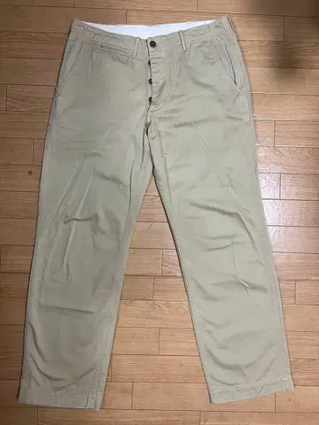웨어하우스 베이지 치노 팬츠 사이즈 36 맥코이 jelado 데님