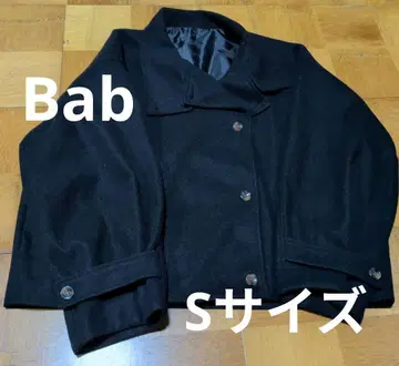 Bab 블랙 피코트 더블 브레스트 M 사이즈