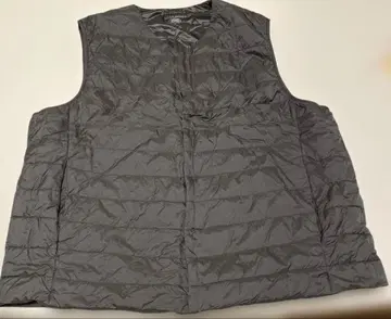 유니클로 warm padded 베스트 3XL 그레이