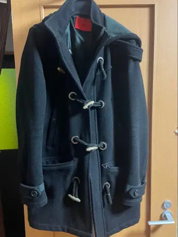 M)넘버 44 0000/더플 코트 헤링본 블랙