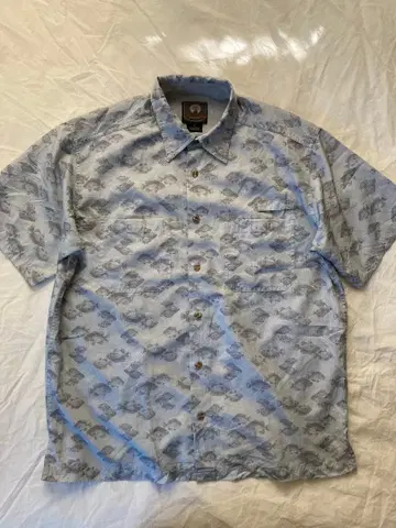 weatherproof 올 패턴 셔츠 반팔