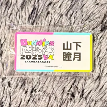 사쿠라자카46 Buddies 감사제 네임 아크릴 키링 야마시타 시즈키 1