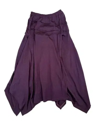 모에 MOYURU 비대칭 변형 롱 스커트 울 100%