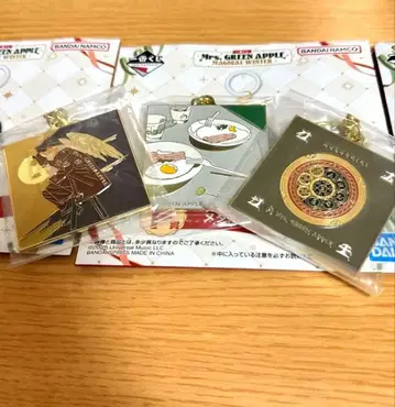 제일복권 Mrs. GREEN APPLE F상 메탈 참 3개 세트