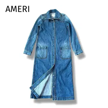 아메리빈티지 초기 데님 롱 원피스 롱 아우터 롱 코트