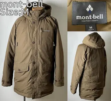 정가 28,050엔 새상품급 몽벨 하스키 코트 다운 후드티 남성용 M