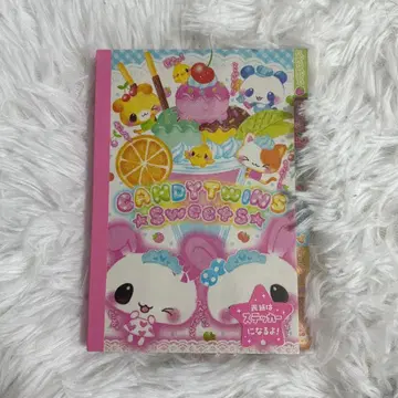 헤이세이 레트로 당시물 candy twins sweets 메모장 쿠리아