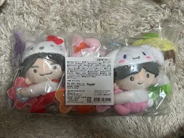 나니와단시 산리오 봉제 인형 7개 세트