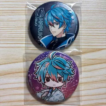 아르고나비스 니조 하루카 그래프아트 메탈릭 캔뱃지 2개 세트