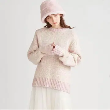 FURFUR 로고 자카드 니트 풀오버