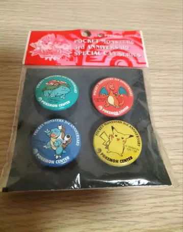 포켓몬 센터 3주년 기념 캔뱃지 세트 상세 내용을 읽어주세요
