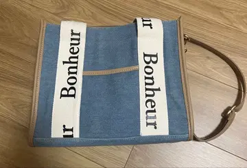 Bonheur 데님 블루 숄더백