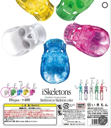 iSkeletons 스켈레톤 해골 가챠 3개 세트