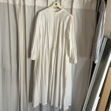 Fillil 화이트 셔츠 원피스 F