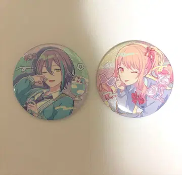 프로세카 카미시로 루이 & 아키야마 미즈키 벌스데이 캔뱃지 세트