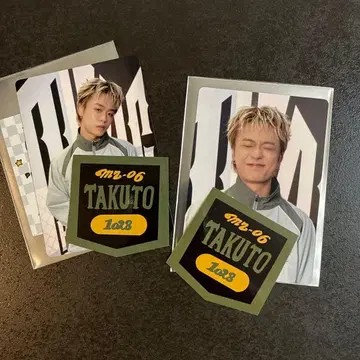 MAZZEL 마제베야 포토 카드 스티커 세트 타쿠토 TAKUTO