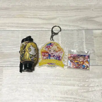 뱅드림 츠루마키 코코로 굿즈 3종 세트 아크릴 키링 등롱 캔뱃지