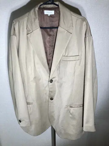 INTER FACTORY 베이지 테일러드 자켓 L 사이즈