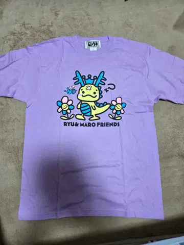 에니모 RYU & MARO FRIENDS T셔츠 XL 라벤더