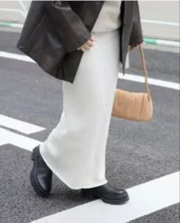 [ JOURNAL STANDARD ] 루즈 맨투맨 스커트 그레이