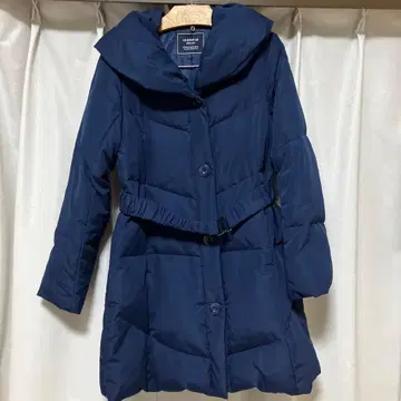 AS KNOW AS 아즈 노 아즈 네이비 다운 코트 여성용