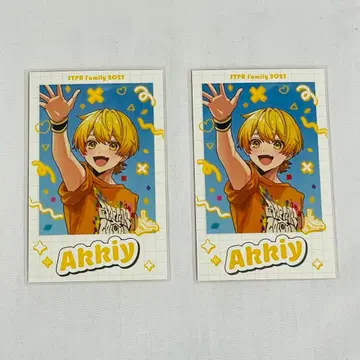 STPR Family 2025 랜덤 포토 카드 앰프 턱 아키