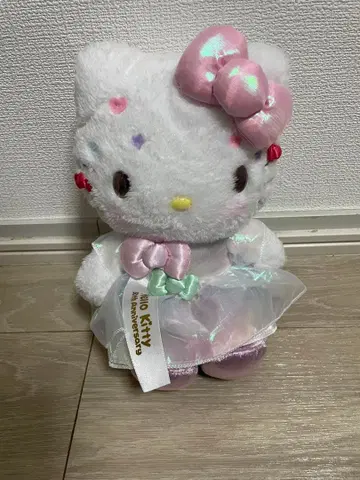 산리오 헬로키티 키티 봉제 인형 50주년 기념 오로라
