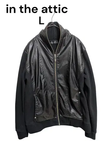 intheattic homme 트랙 자켓 Y2K 시크 스타일 풀 집업 L