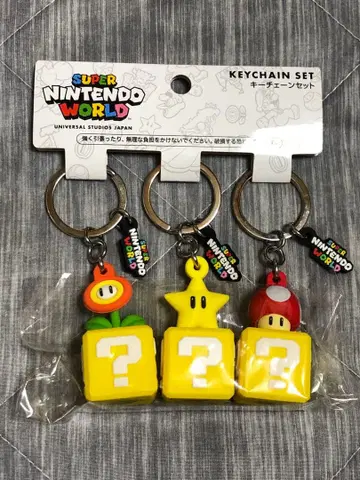 슈퍼 마리오 USJ 닌텐도 월드 키체인 세트