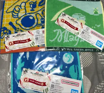 제일복권 Mrs. GREEN APPLE G상 자카드 타월 3종