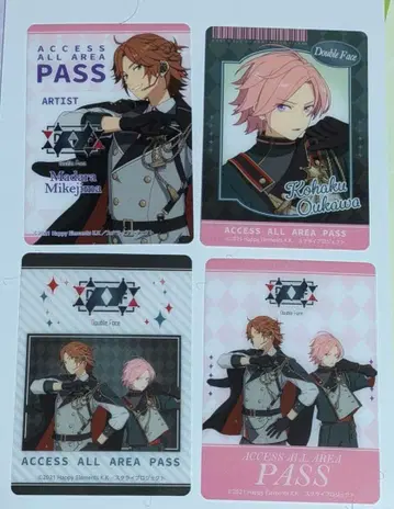 앙스타 스타라이 복권 클리어 포토 카드 오우카와 코하쿠 미케지마 마다라