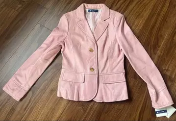 M'S GRACY 핑크 가죽 자켓