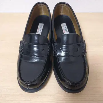 HARUTA 블랙 로퍼 23cm 3E