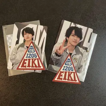 MAZZEL ROOM 포토 카드 스티커 세트 에이키 2장 세트