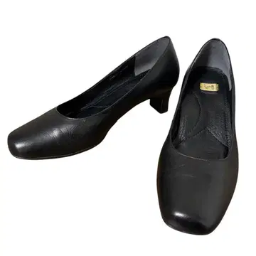 새상품급 ing 잉그 펌프스 블랙 가죽 비즈니스 포멀