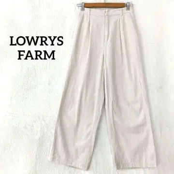 로리즈팜 와이드 팬츠 코듀로이 아이보리 M 사이즈