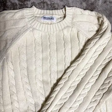 미사용 빔즈 보이 코튼 크루넥 풀오버