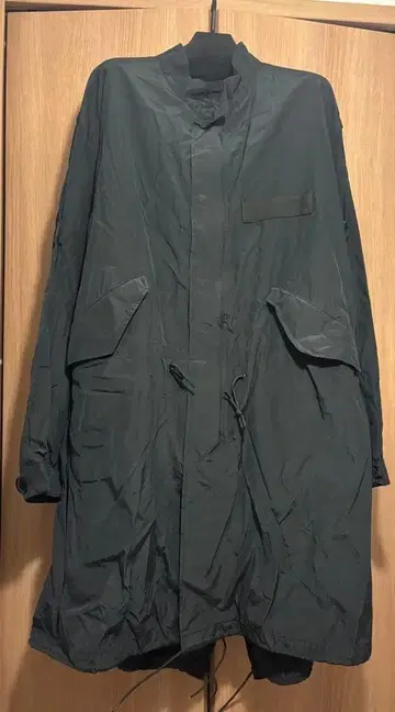 A.PRESSE Silk TaffetaM-65 Fishtail Parka