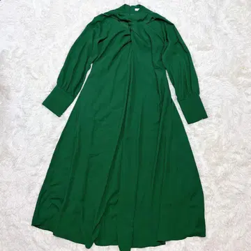 CLANE CROSSOPEN DECORTE 원피스 그린 클라네 인기