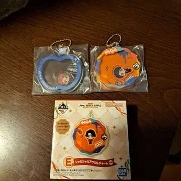 Mr. GREEN APPLE 제일복권 E상 바스락 아크릴 참 와카이