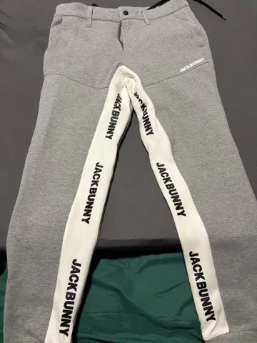 JACKBUNNY 그레이 스웨트 팬츠