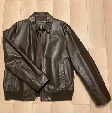 BANANA REPUBLIC 다크 브라운 가죽 자켓 L